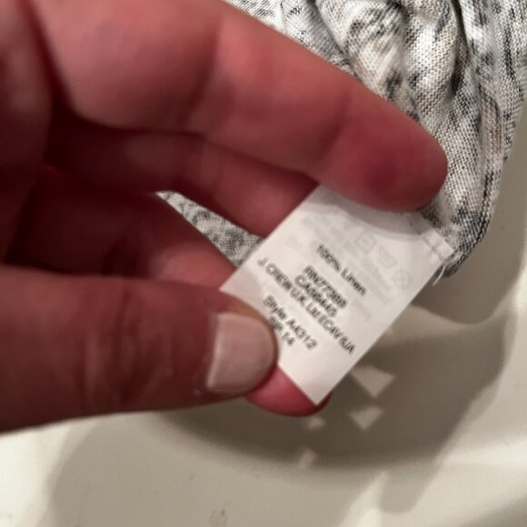 J. Crew Linen Blouse (Size Medium / Good Condition) - Picture 7 of 11